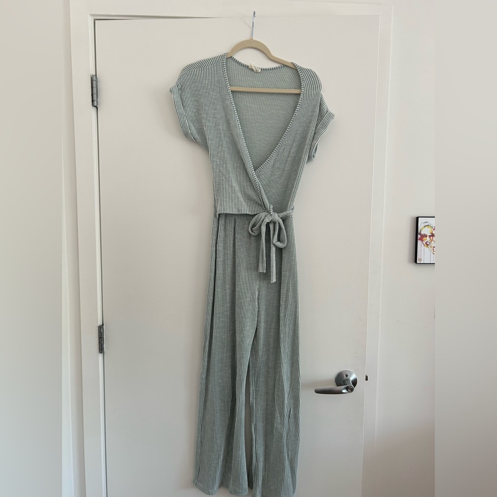 Teal jumpsuit